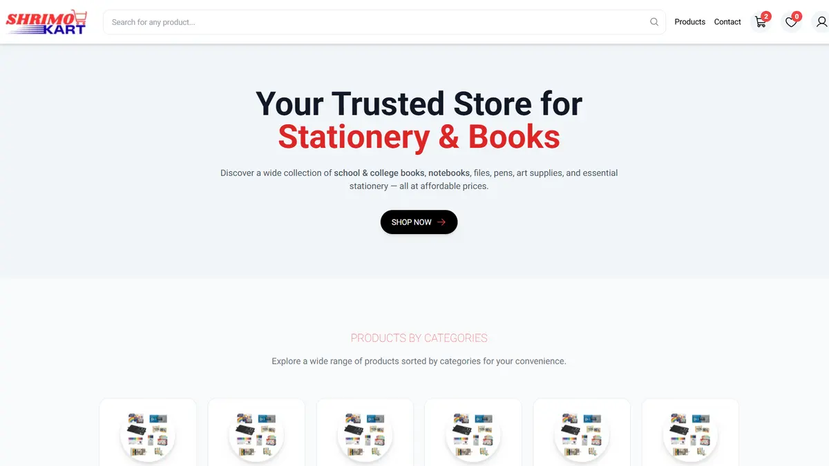 Shrimo Kart Ecommerce