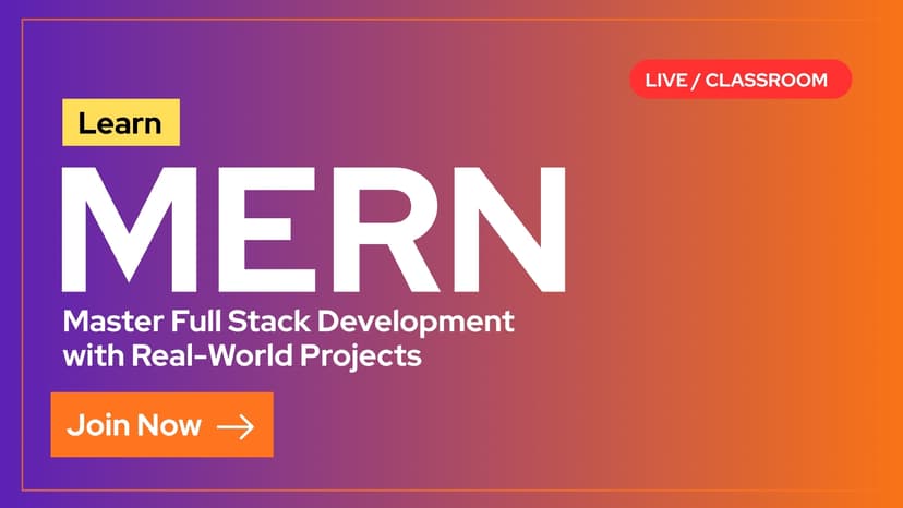 MERN Stack Full Stack Developer Training